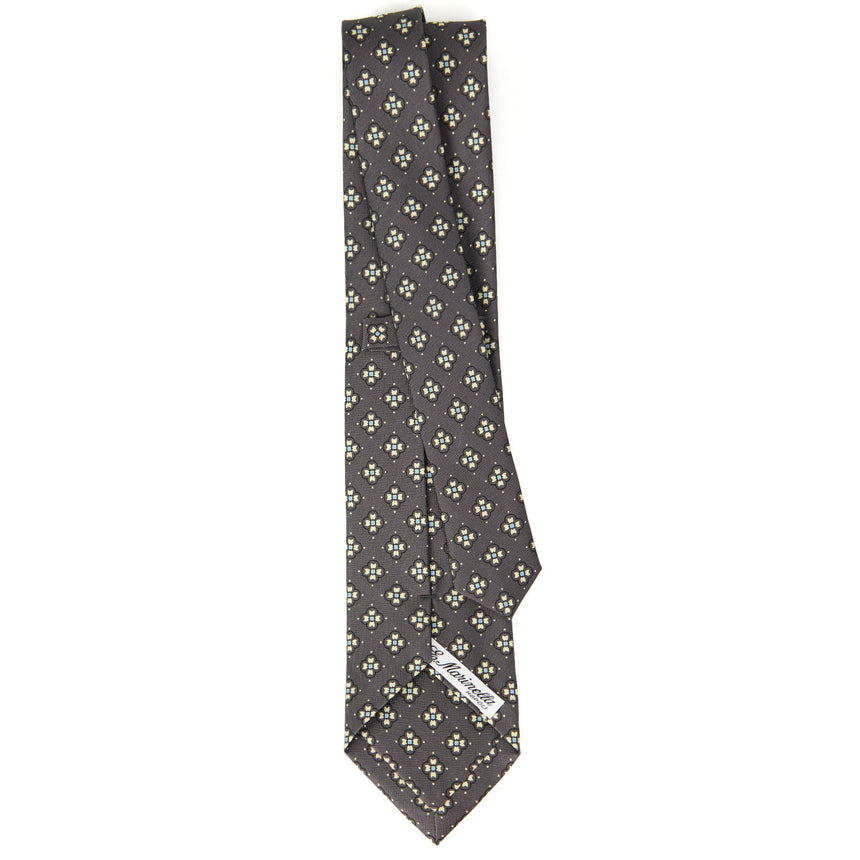 DARK GREY CLASSIC SILK TIE