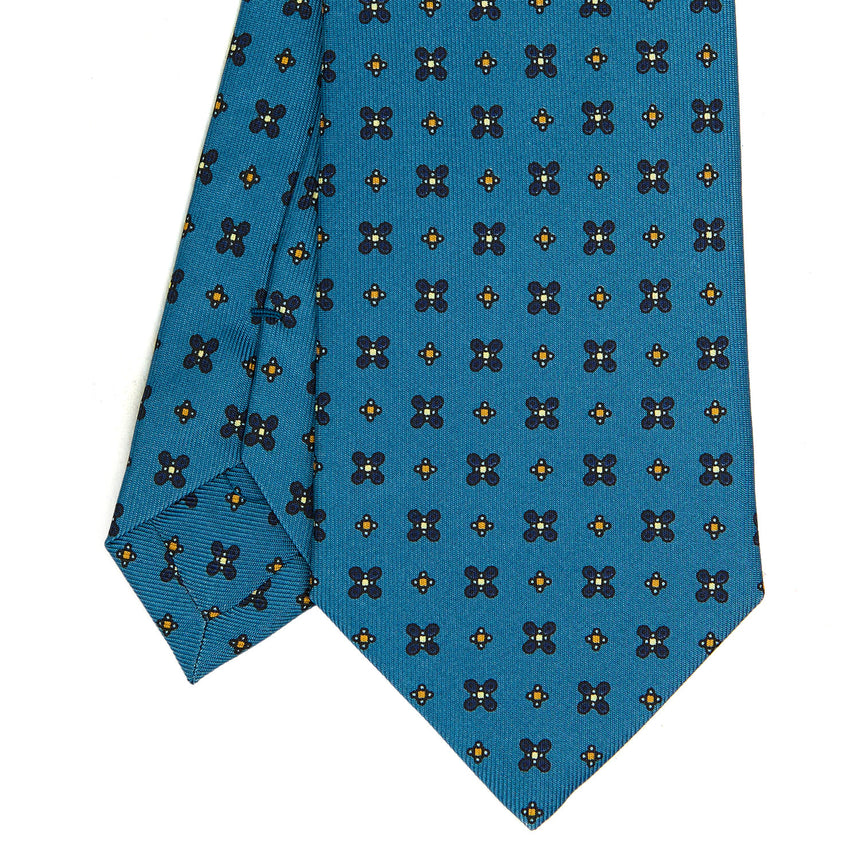 MID BLUE SARTORIAL CLASSIC SILK TIE
