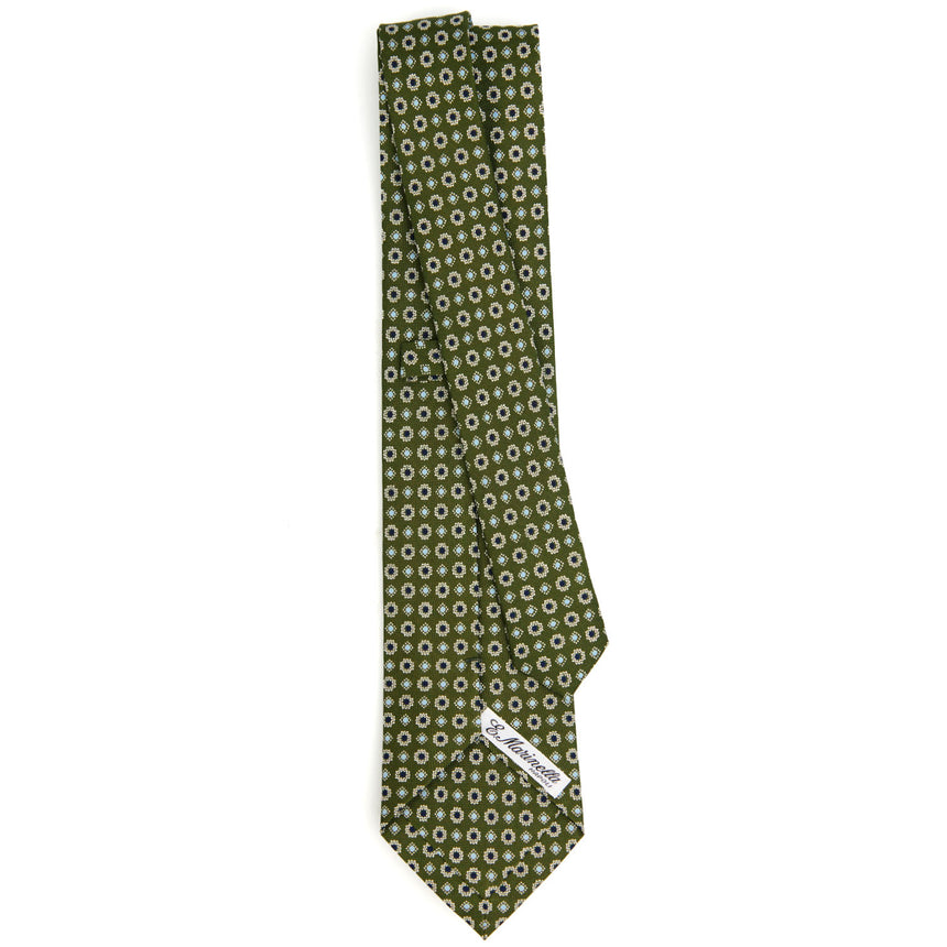 OLIVE GREEN CLASSIC SILK TIE
