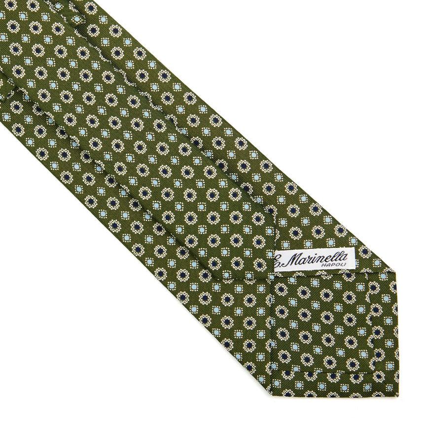 OLIVE GREEN CLASSIC SILK TIE