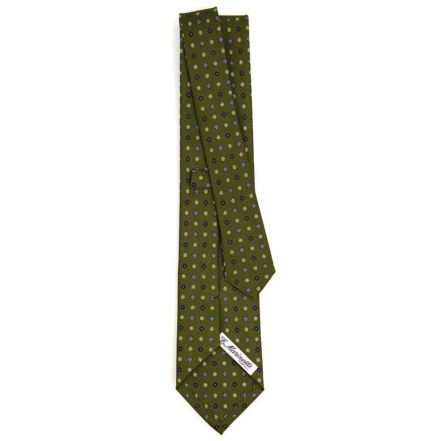 OLIVE GREEN CLASSIC SILK TIE