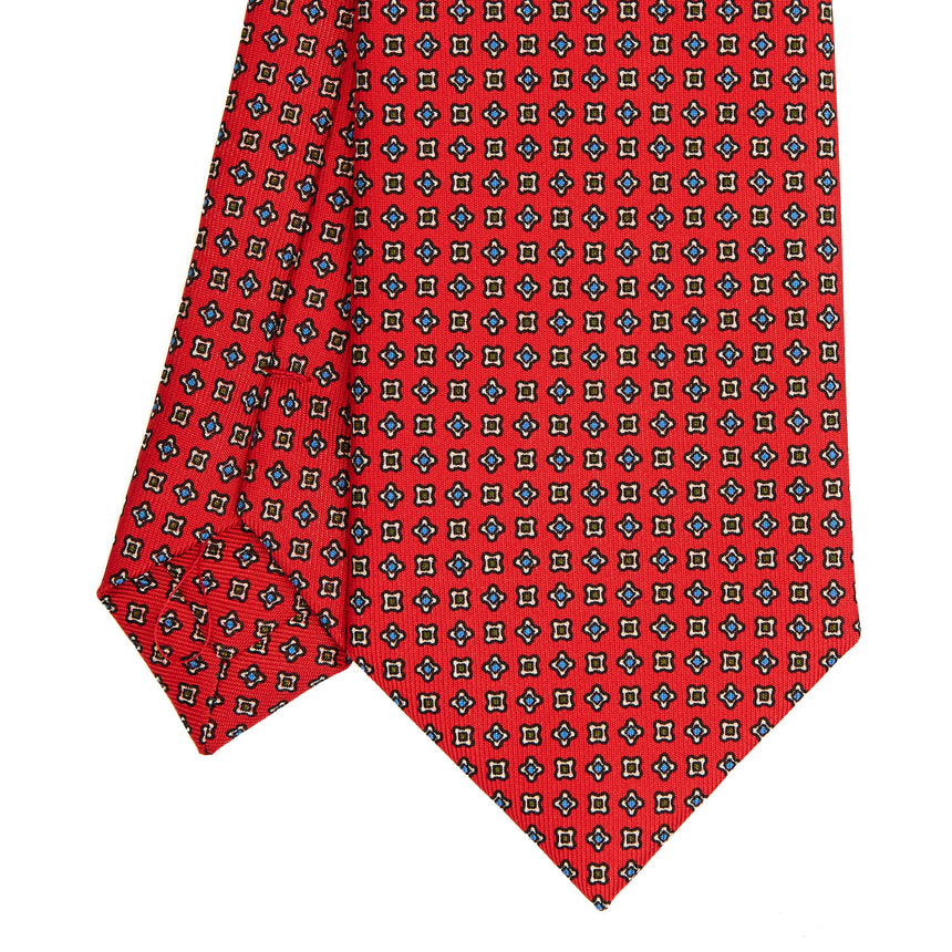 RED SARTORIAL CLASSIC SILK TIE