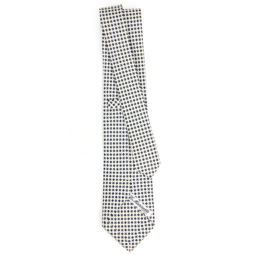 WHITE SARTORIAL CLASSIC SILK TIE