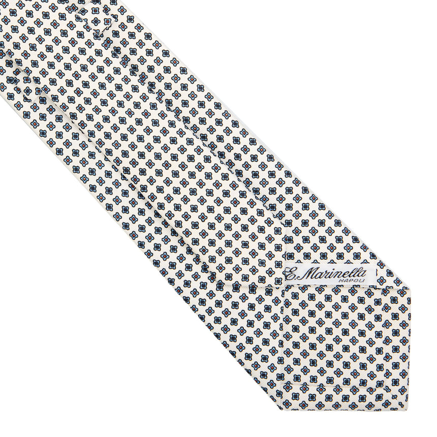WHITE SARTORIAL CLASSIC SILK TIE