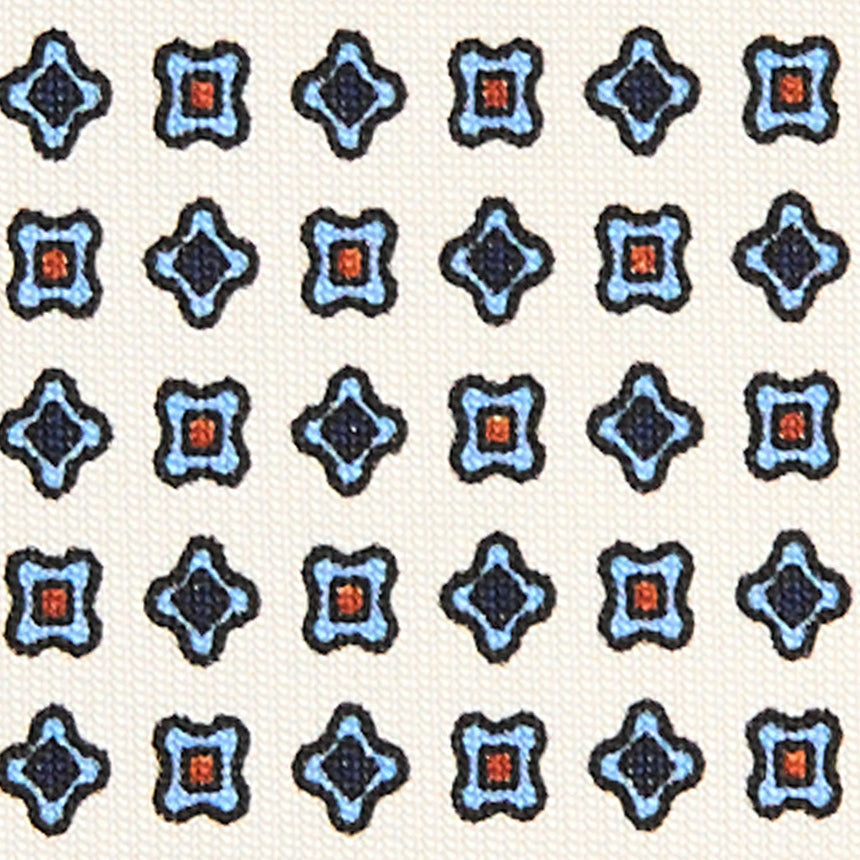 WHITE SARTORIAL CLASSIC SILK TIE