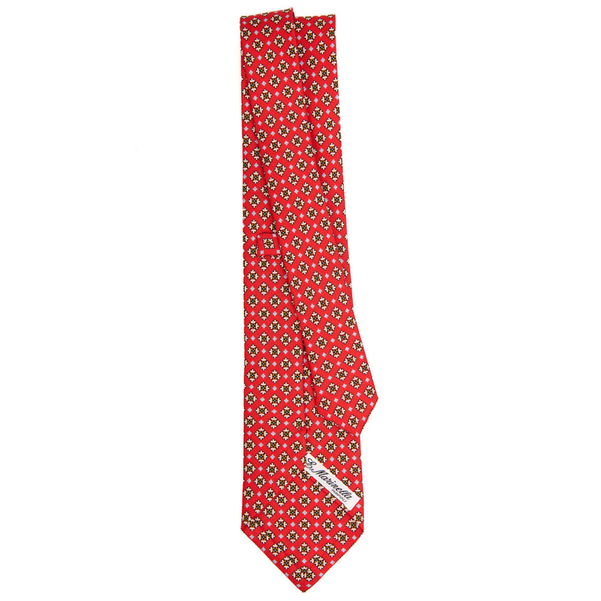 RED SARTORIAL CLASSIC SILK TIE