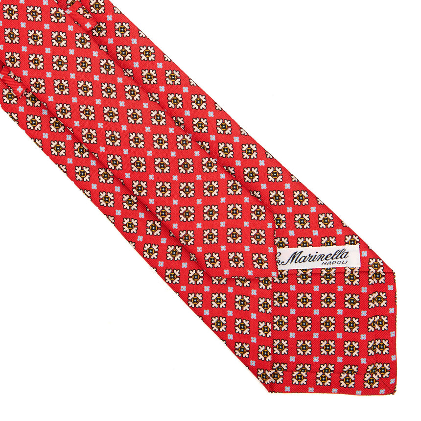 RED SARTORIAL CLASSIC SILK TIE