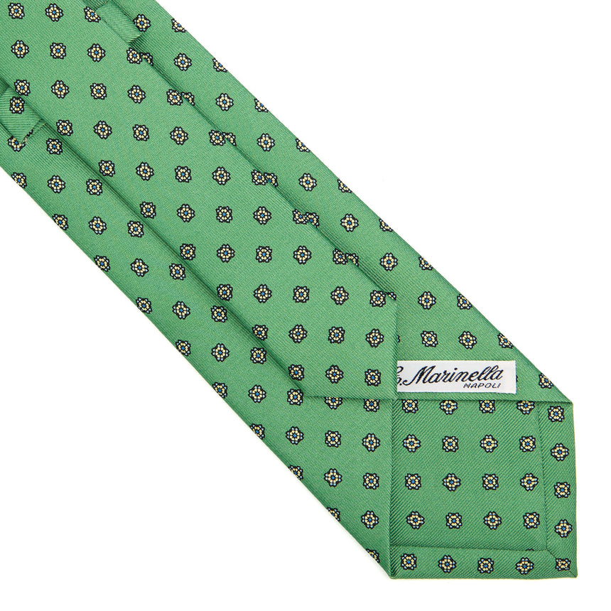 GREEN SARTORIAL CLASSIC SILK TIE