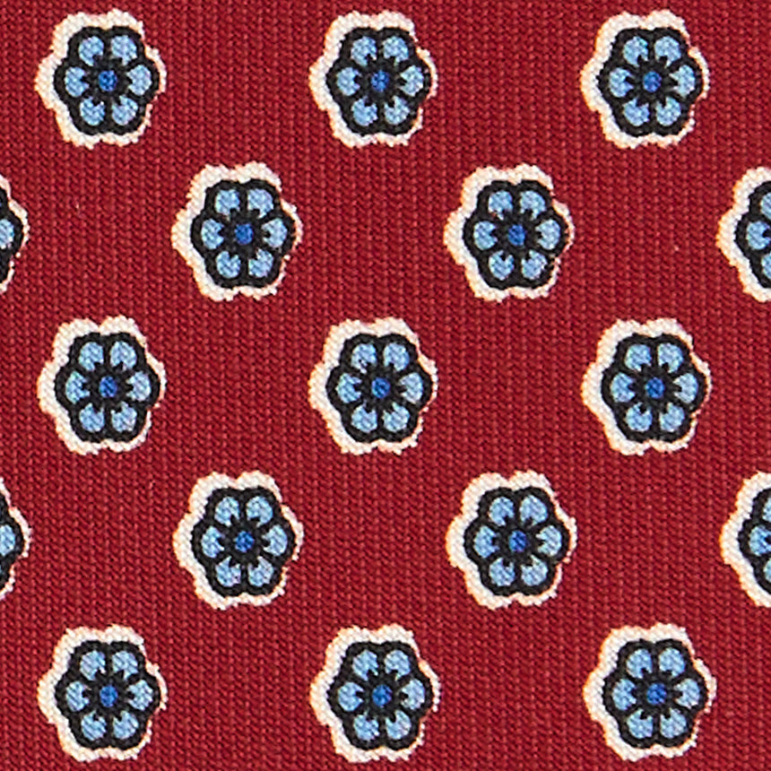 BURGUNDY CLASSIC SILK TIE