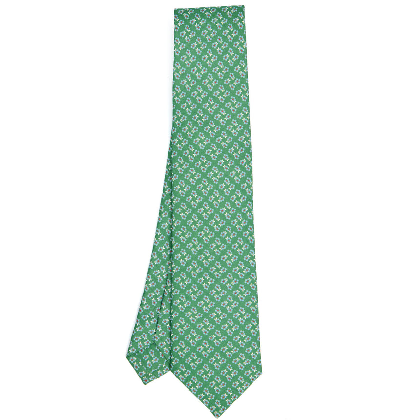 GREEN SARTORIAL CLASSIC SILK TIE