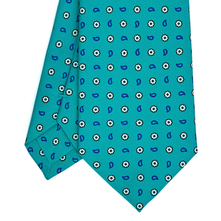 GREEN SARTORIAL CLASSIC SILK TIE