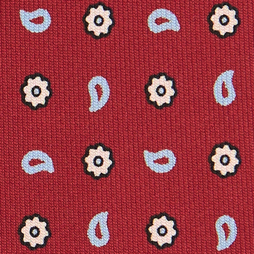 BURGUNDY CLASSIC SILK TIE