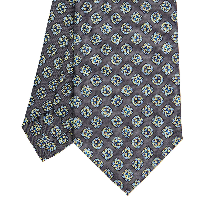 DARK GREY CLASSIC SILK TIE