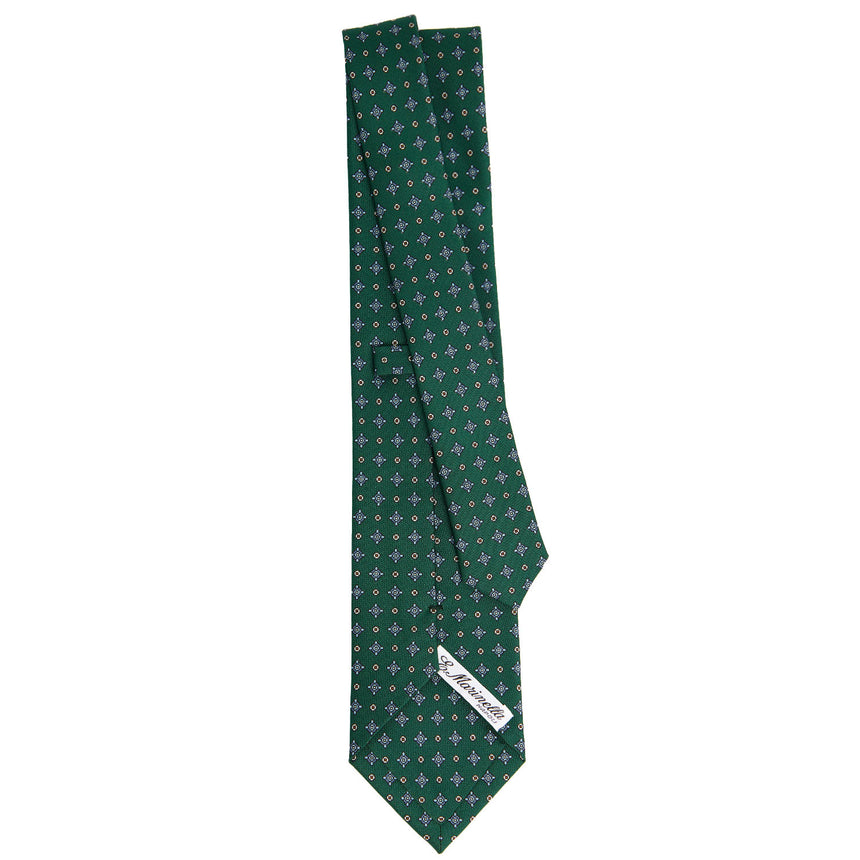 CRAVATTA SARTORIALE CLASSICA IN SETA VERDE SCURO
