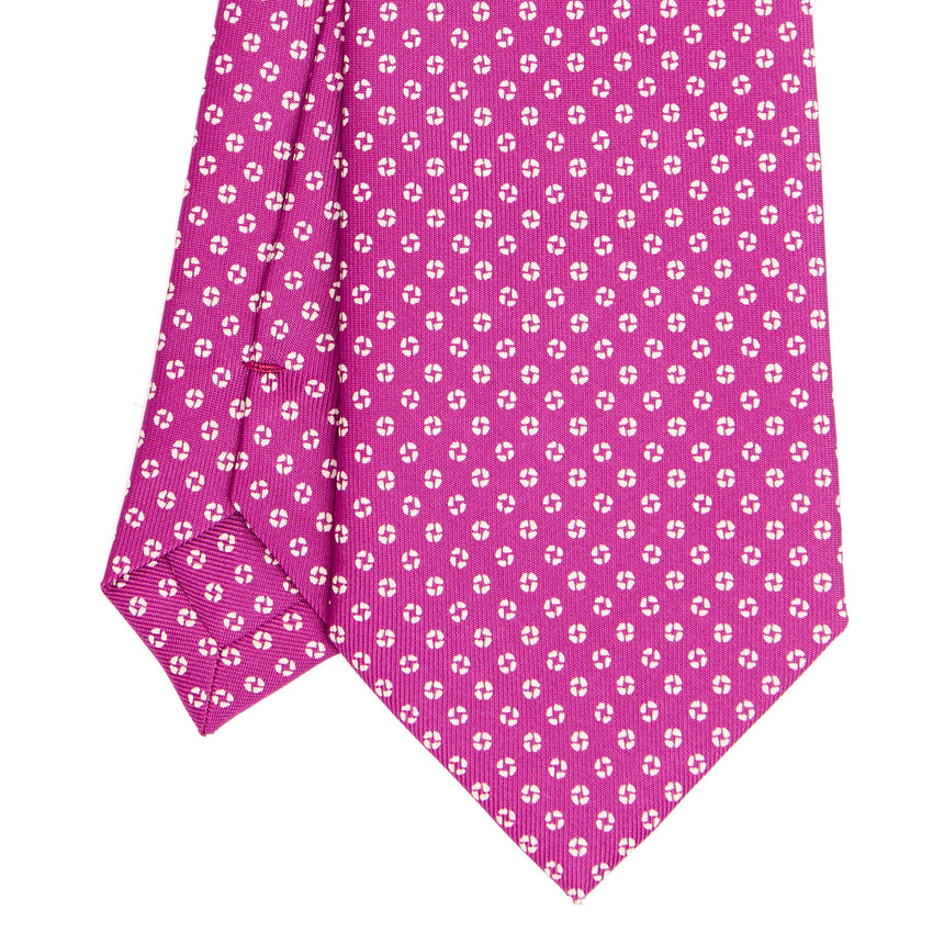 CRAVATTA SARTORIALE CLASSICA IN SETA FUCSIA