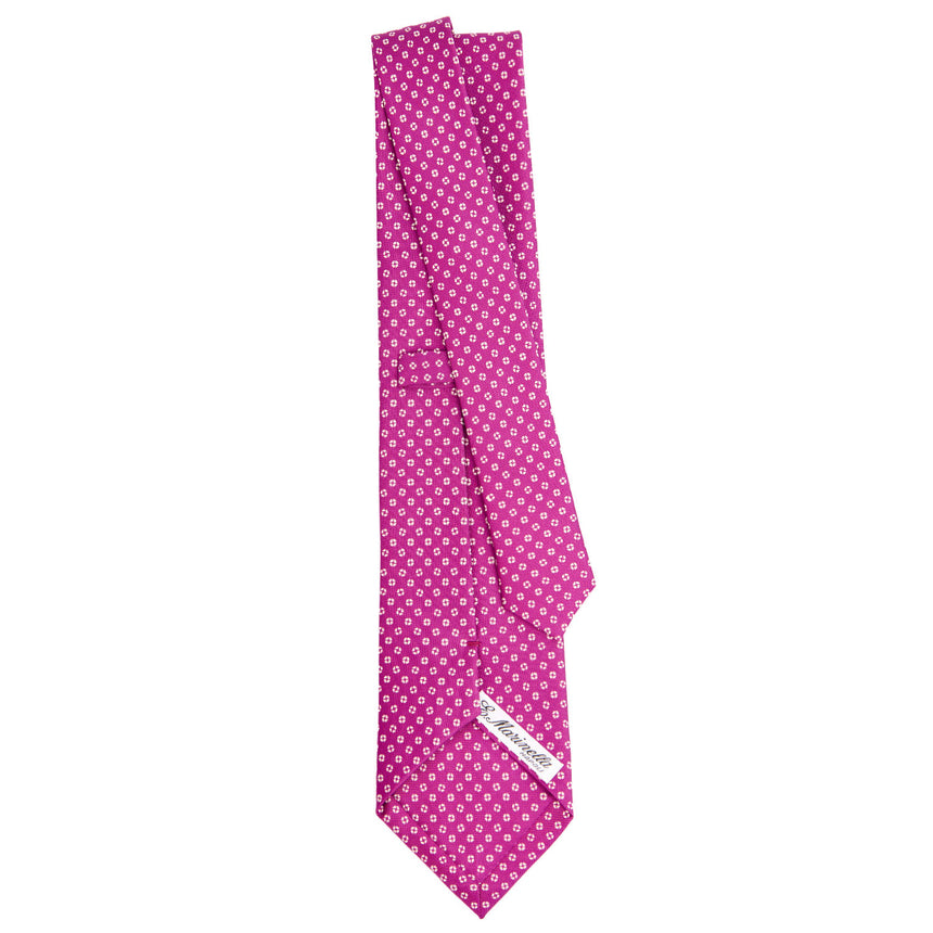 CRAVATTA SARTORIALE CLASSICA IN SETA FUCSIA
