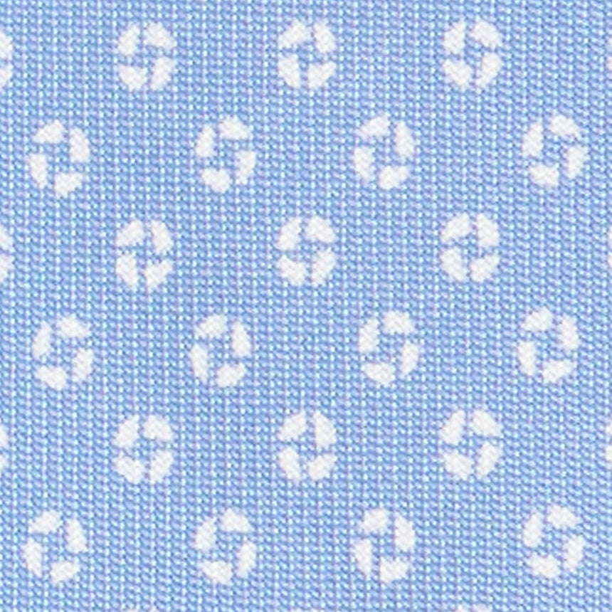 CRAVATTA SARTORIALE CLASSICA IN SETA AZZURRA