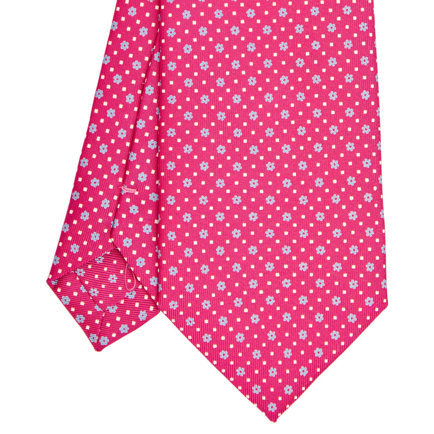 CRAVATTA SARTORIALE CLASSICA IN SETA FUCSIA
