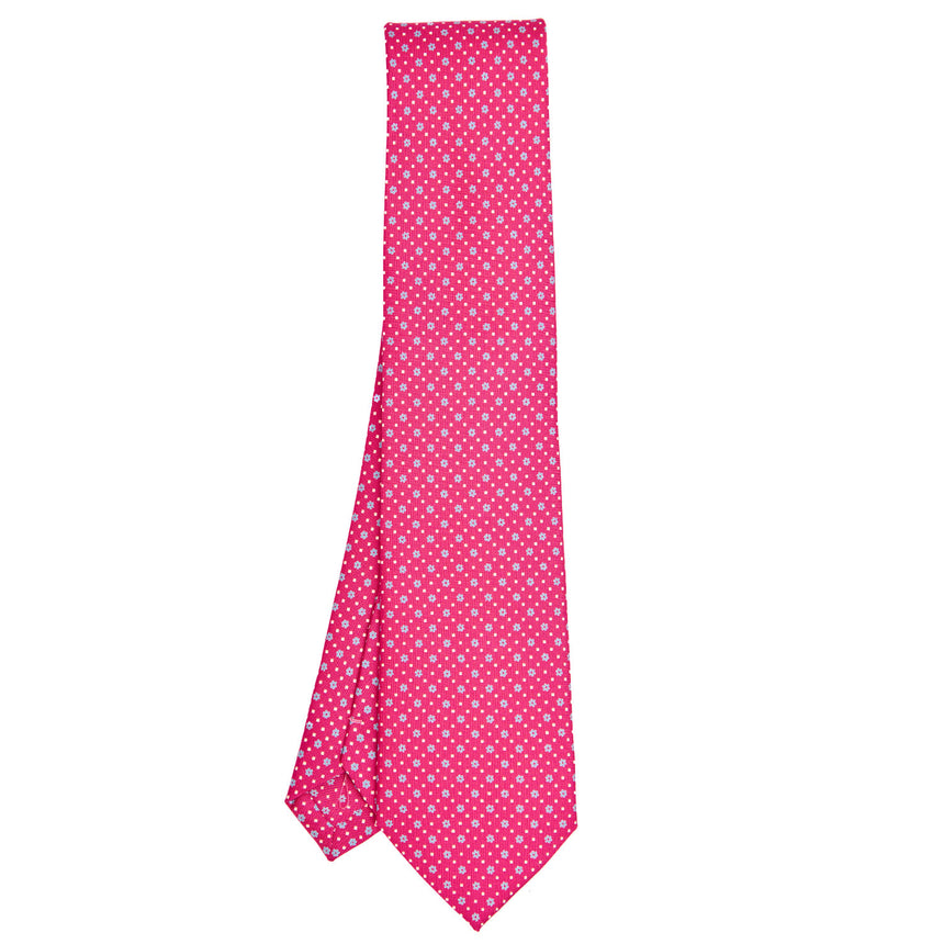 CRAVATTA SARTORIALE CLASSICA IN SETA FUCSIA