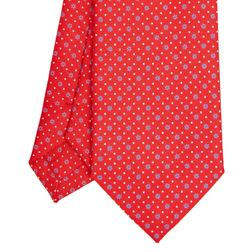 CRAVATTA SARTORIALE CLASSICA IN SETA ROSSA