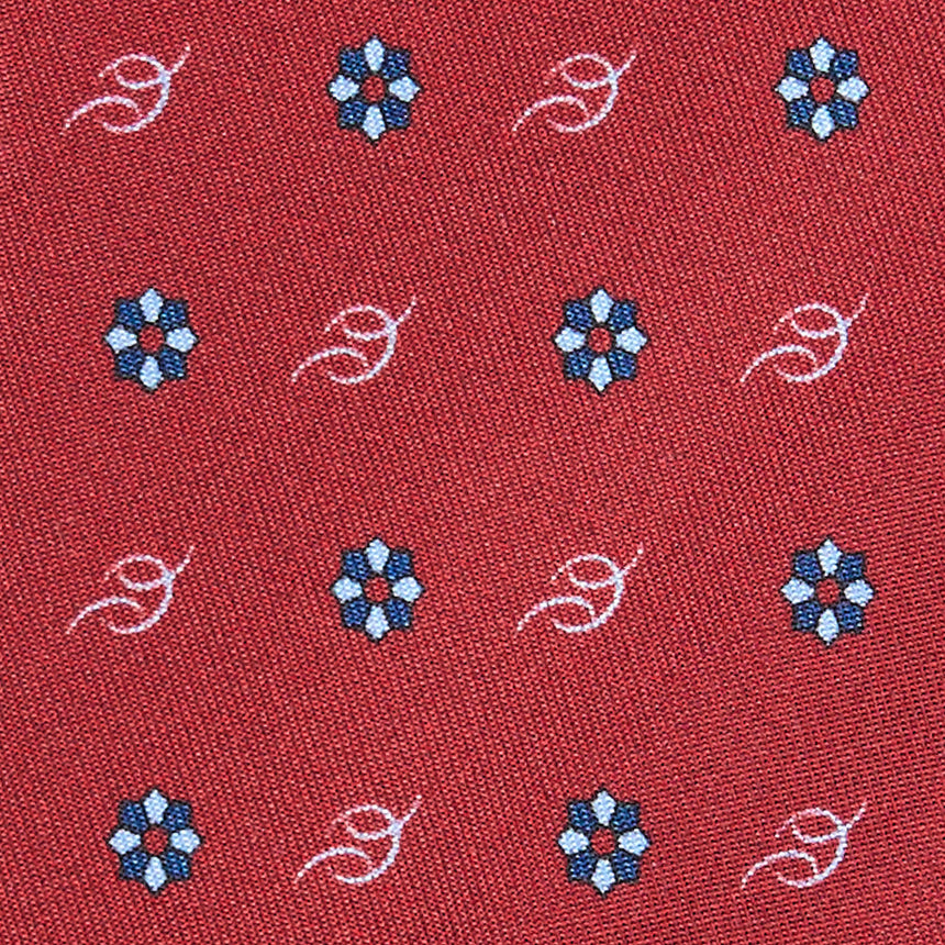 BURGUNDY SARTORIAL CLASSIC SILK TIE