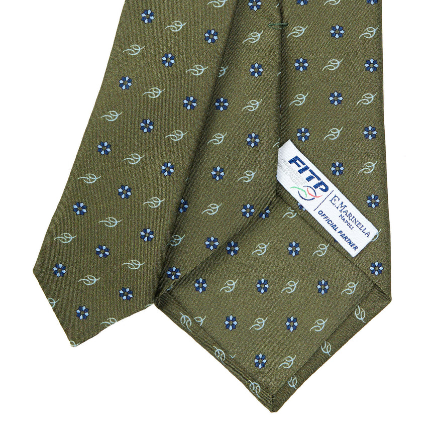 OLIVE GREEN SARTORIAL CLASSIC SILK TIE