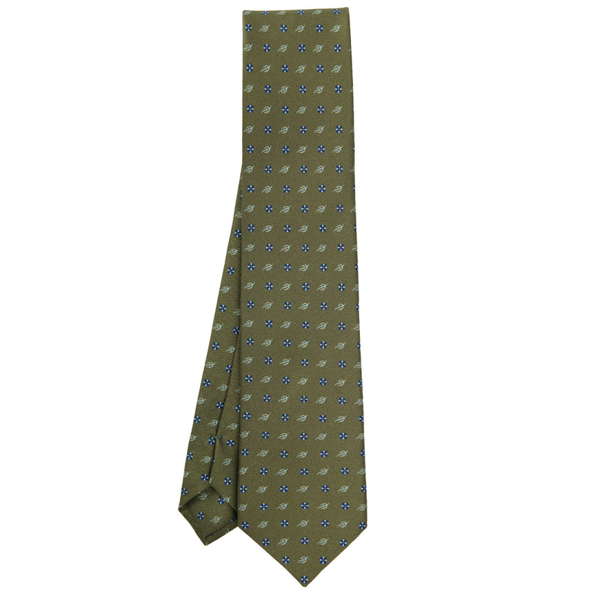 OLIVE GREEN SARTORIAL CLASSIC SILK TIE