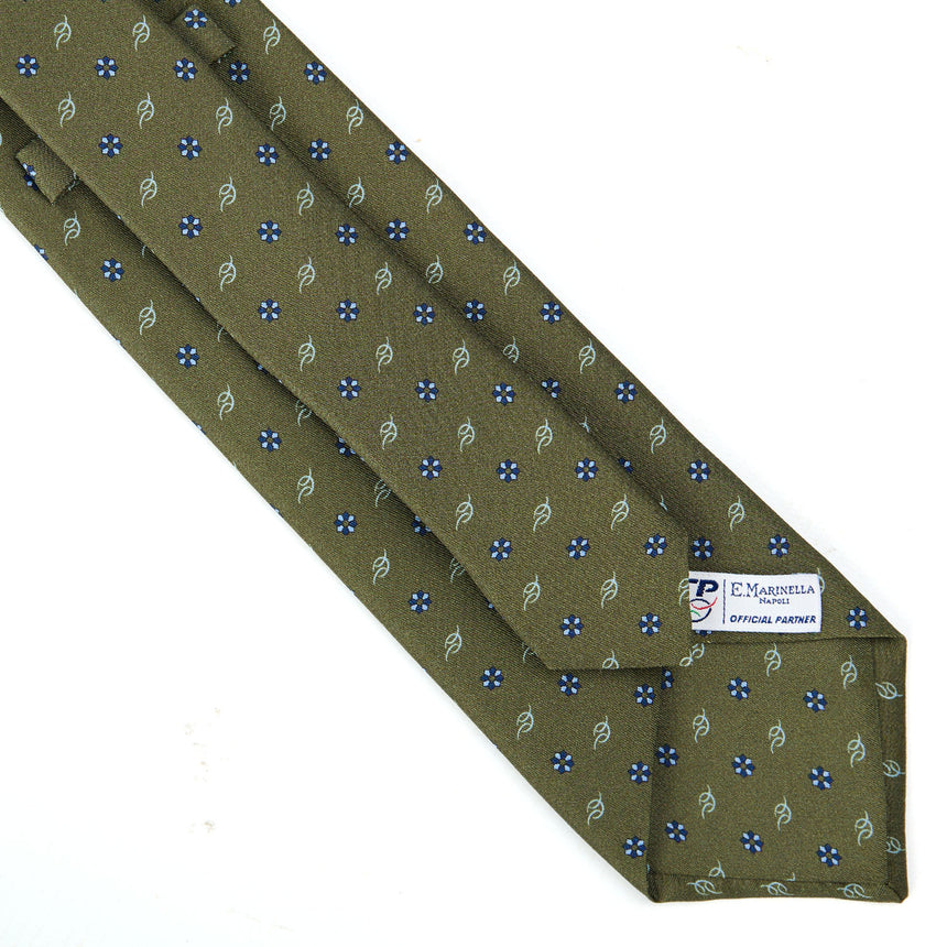 OLIVE GREEN SARTORIAL CLASSIC SILK TIE