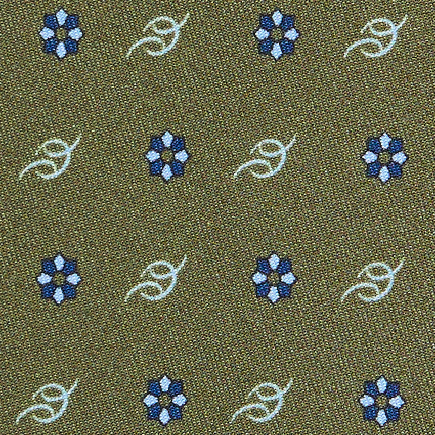 OLIVE GREEN SARTORIAL CLASSIC SILK TIE