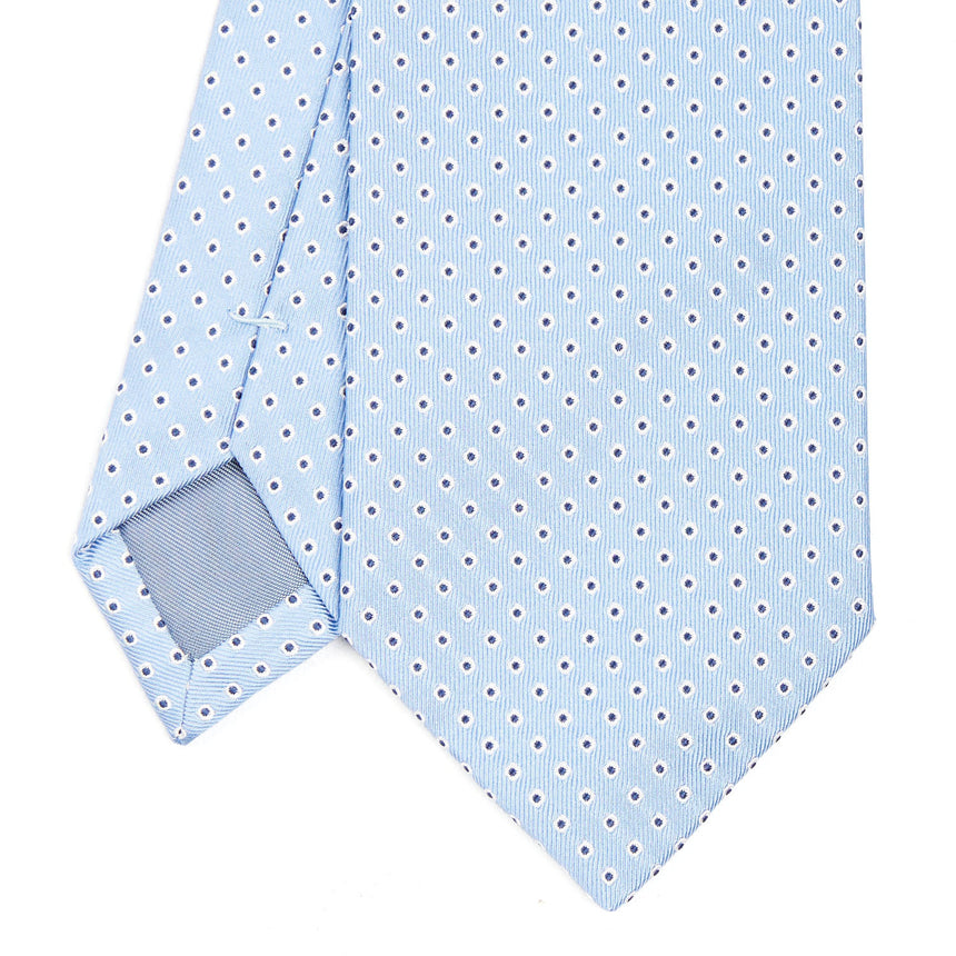 LIGHT BLUE SARTORIAL JACQUARD SILK TIE