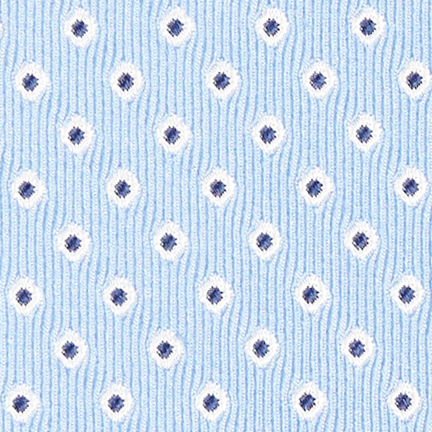 LIGHT BLUE SARTORIAL JACQUARD SILK TIE