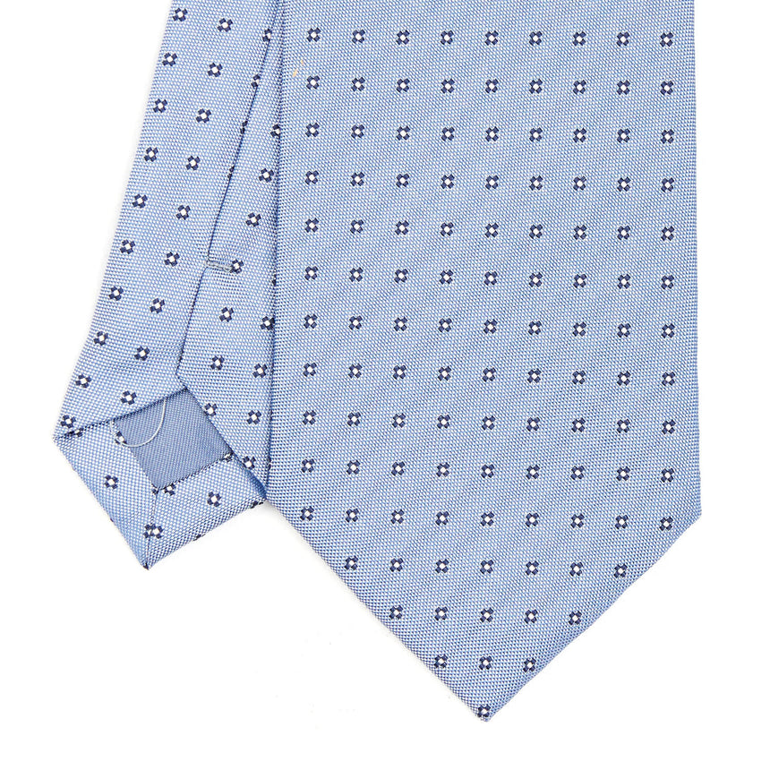 LIGHT BLUE SARTORIAL JACQUARD SILK TIE