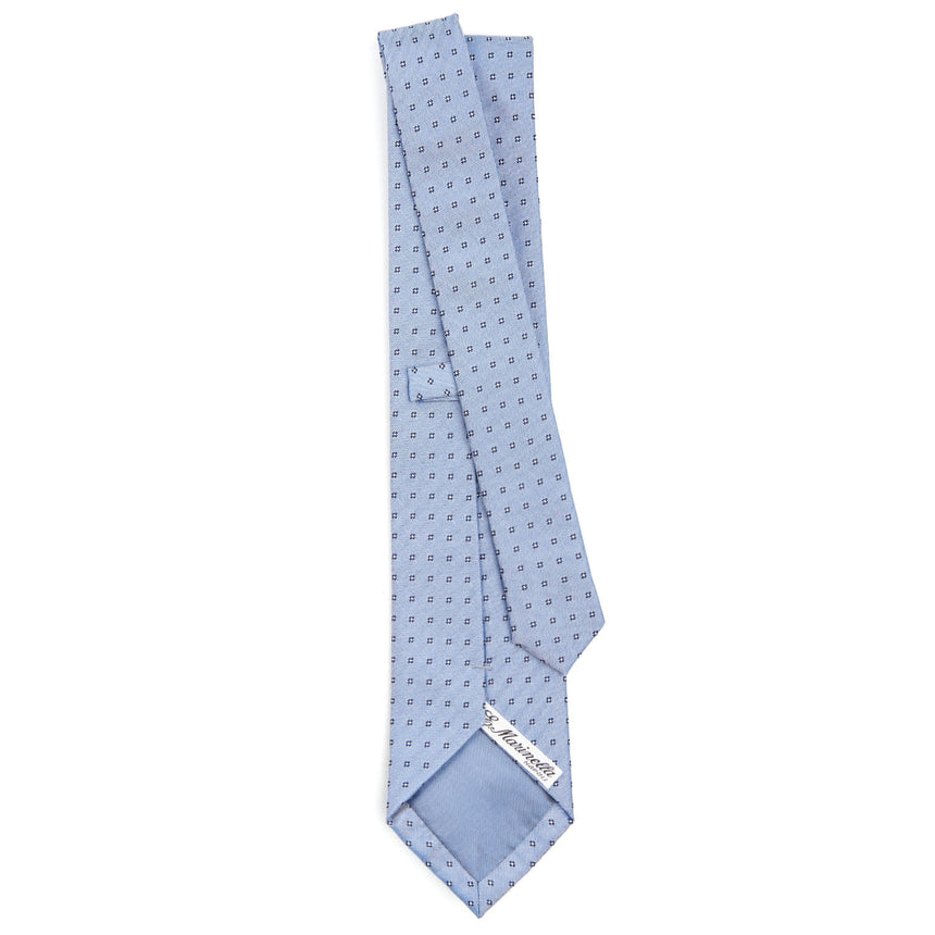 LIGHT BLUE SARTORIAL JACQUARD SILK TIE