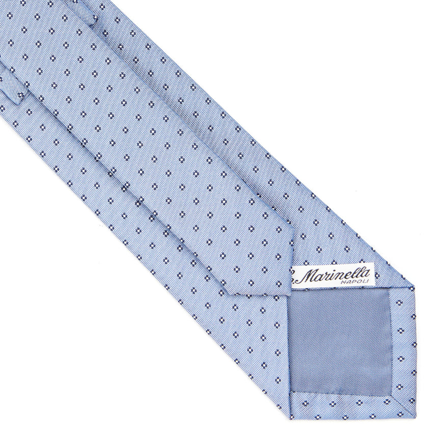LIGHT BLUE SARTORIAL JACQUARD SILK TIE