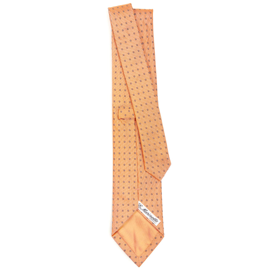 ORANGE SARTORIAL JACQUARD SILK TIE