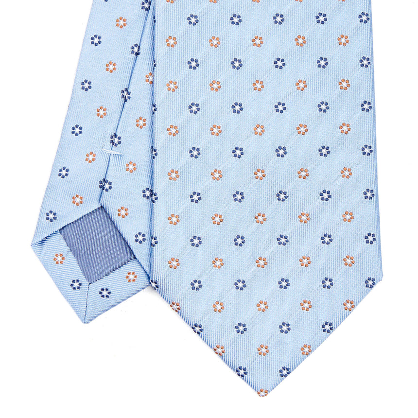 LIGHT BLUE SARTORIAL JACQUARD SILK TIE