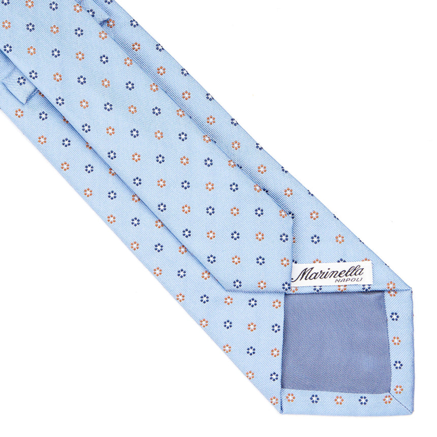 LIGHT BLUE SARTORIAL JACQUARD SILK TIE