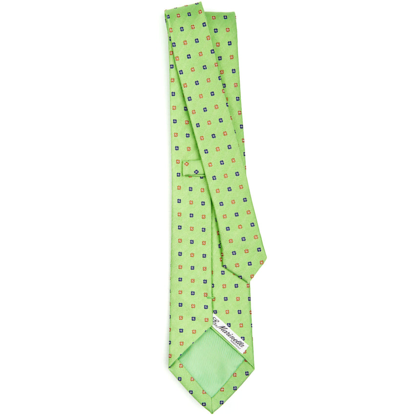 LIGHT GREEN SARTORIAL JACQUARD SILK TIE