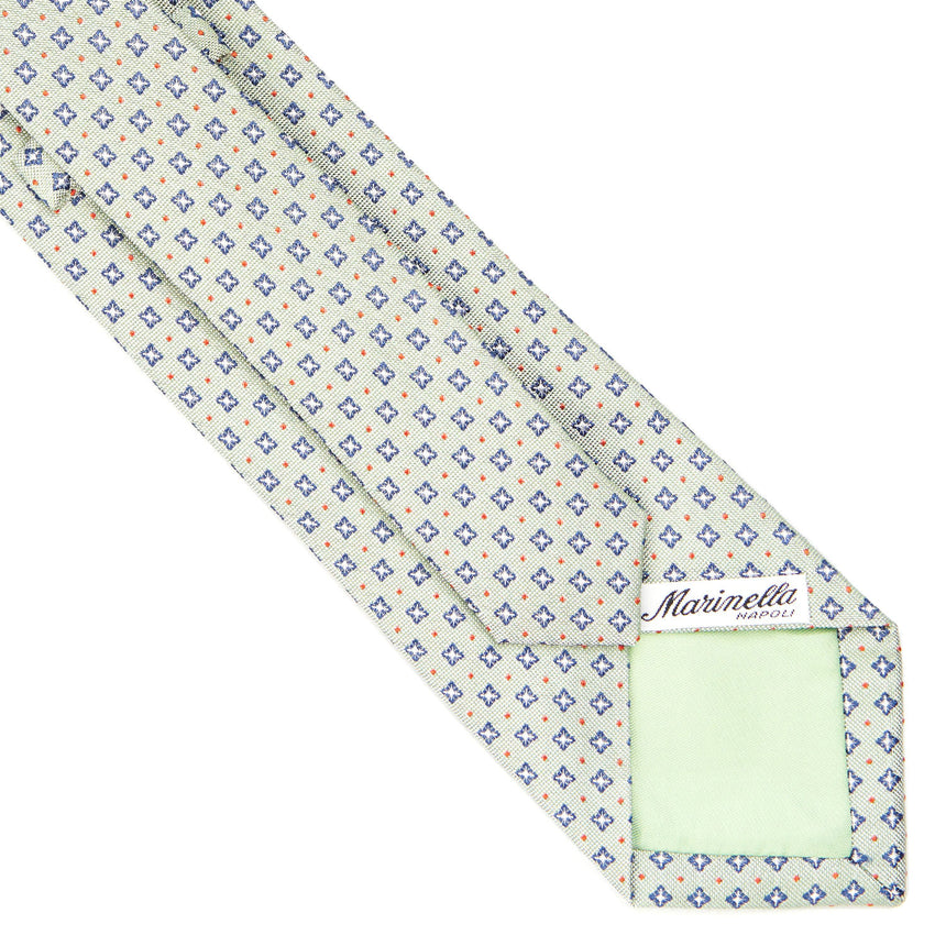 LIGHT GREEN SARTORIAL JACQUARD SILK TIE