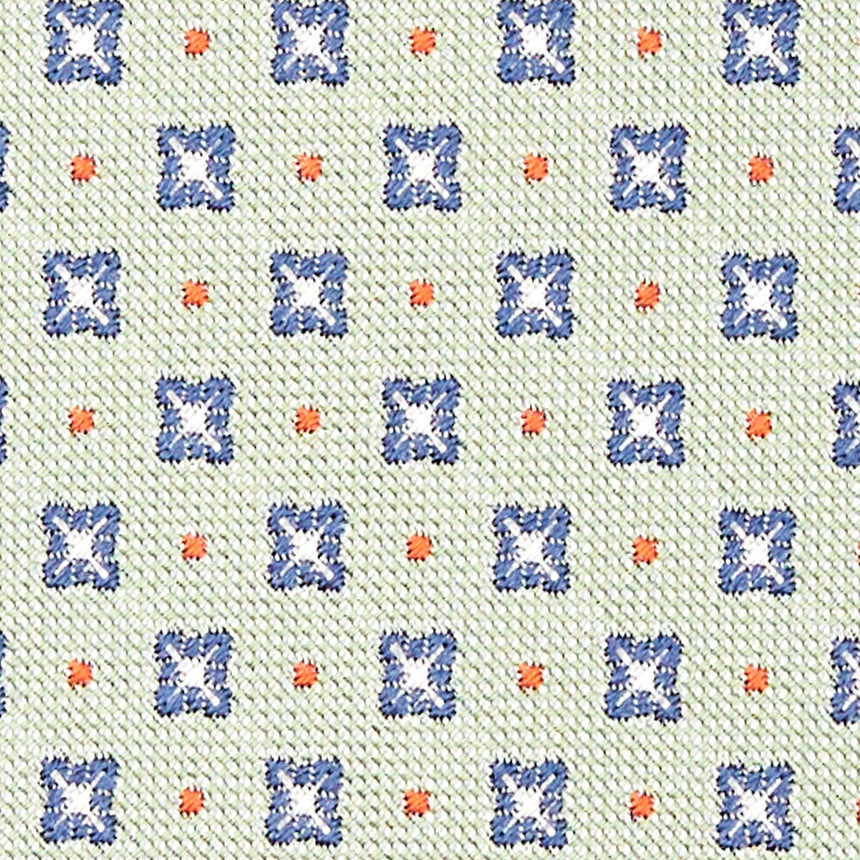 LIGHT GREEN SARTORIAL JACQUARD SILK TIE