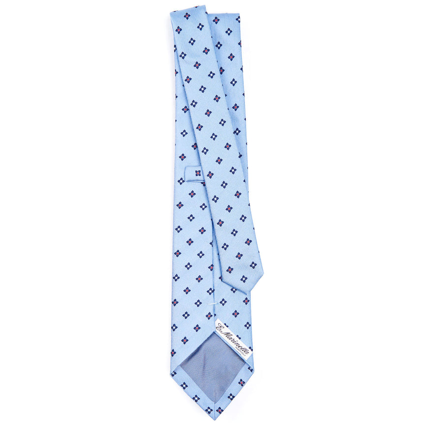 LIGHT BLUE SARTORIAL JACQUARD SILK TIE