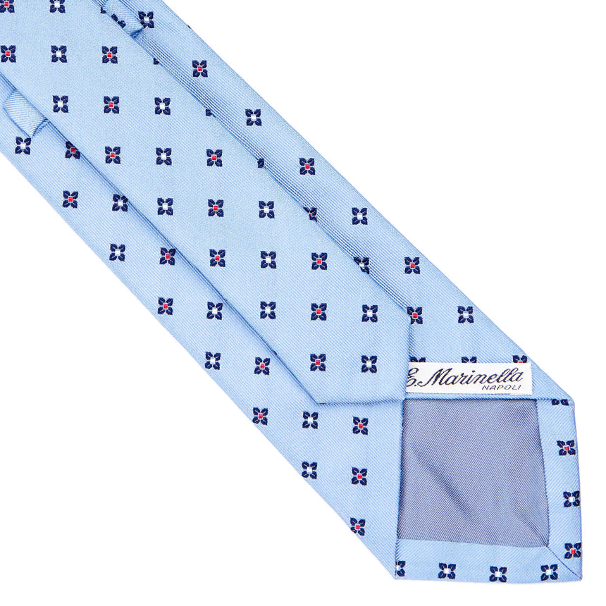 LIGHT BLUE SARTORIAL JACQUARD SILK TIE
