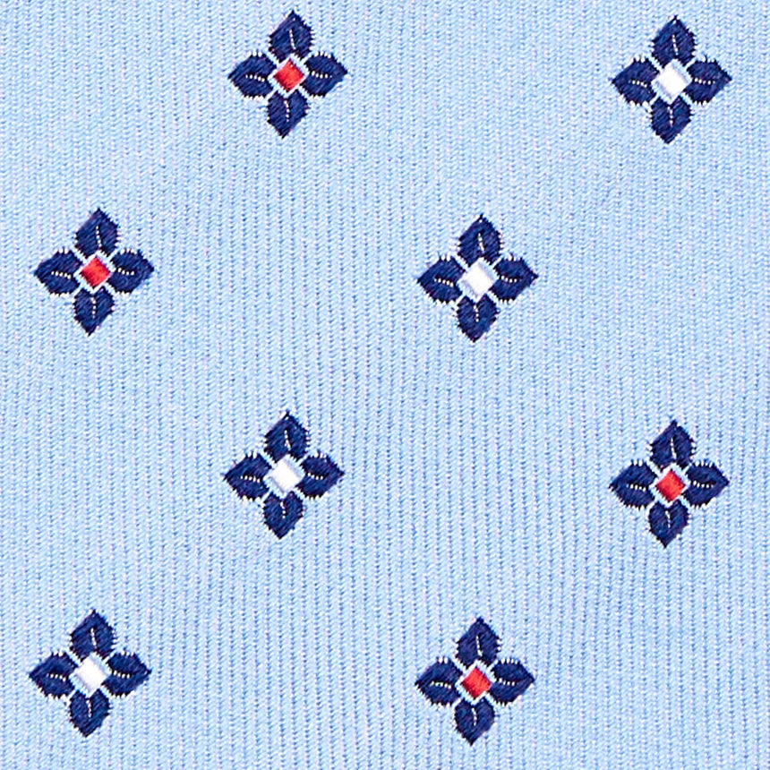 LIGHT BLUE SARTORIAL JACQUARD SILK TIE