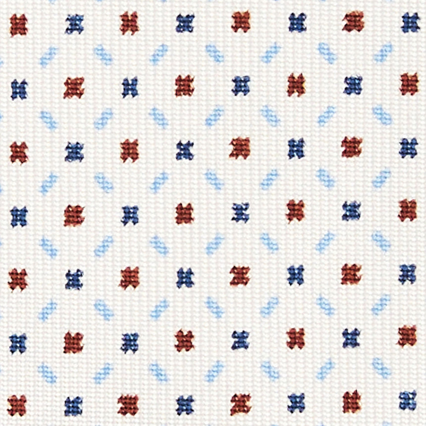 CRAVATTA SARTORIALE CLASSICA IN SETA BIANCA