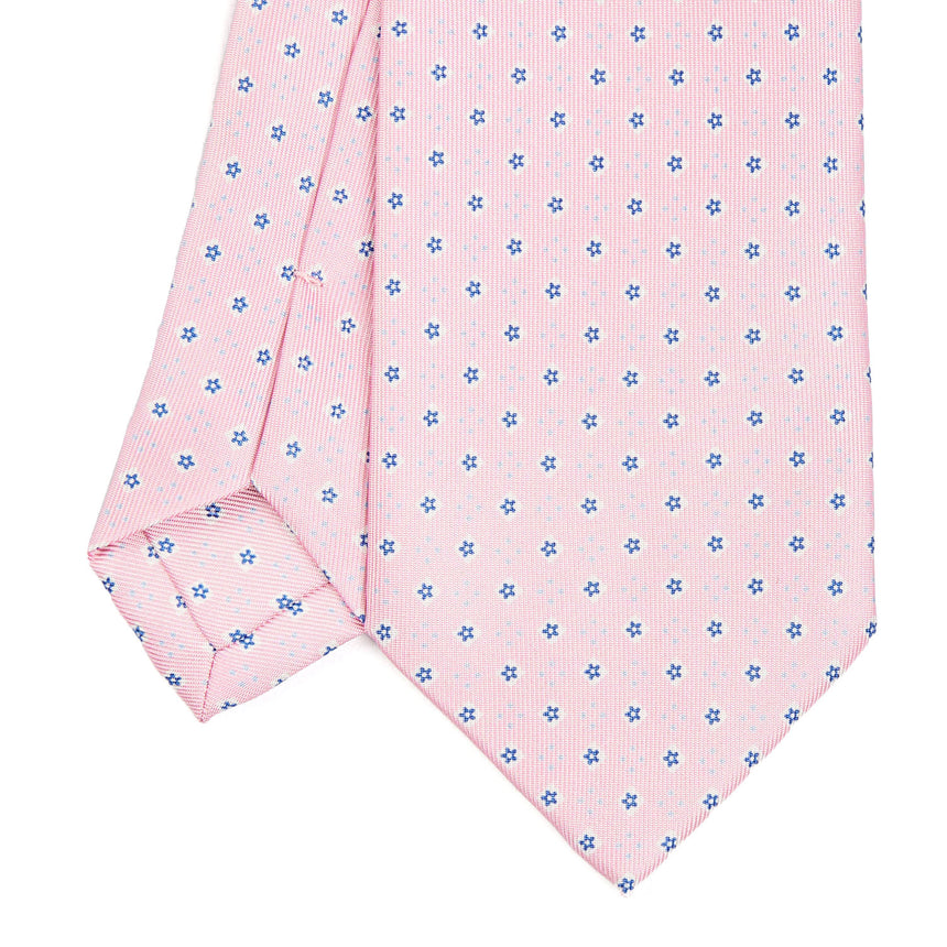 PINK SARTORIAL CLASSIC SILK TIE