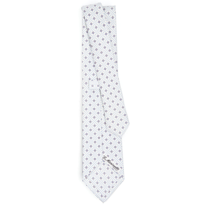 WHITE SARTORIAL CLASSIC SILK TIE