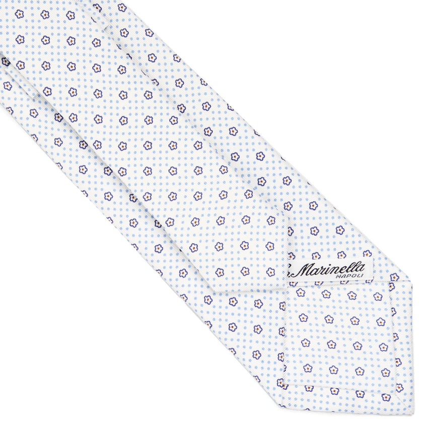 WHITE SARTORIAL CLASSIC SILK TIE