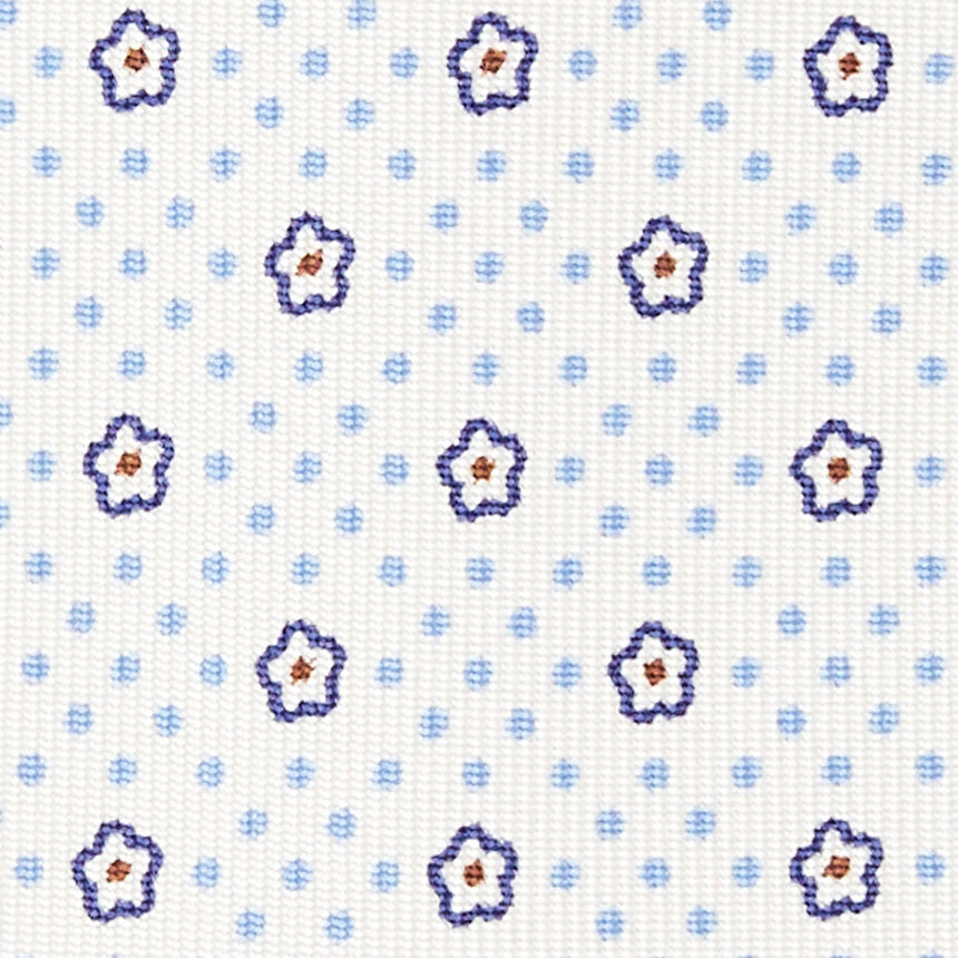 WHITE SARTORIAL CLASSIC SILK TIE