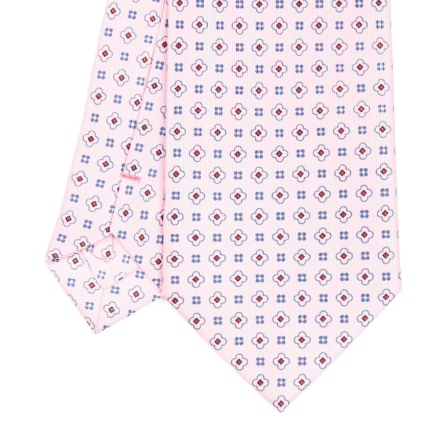 PINK SARTORIAL CLASSIC SILK TIE