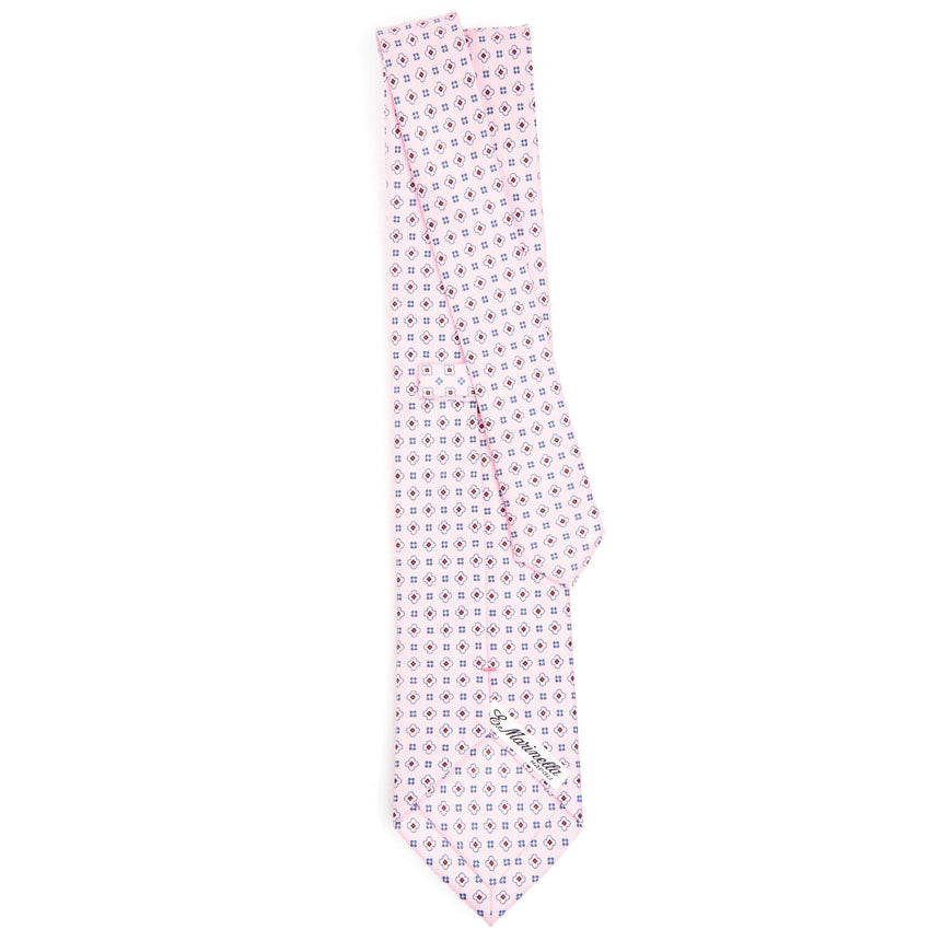 PINK SARTORIAL CLASSIC SILK TIE